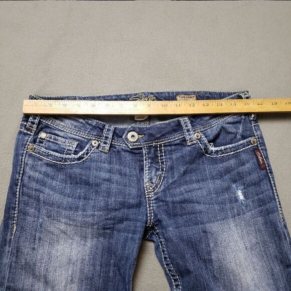 Silver Jeans Tuesday Crop - Women's Blue Jean Cropped Jeans / Shorts / Capri - Picture 13 of 13